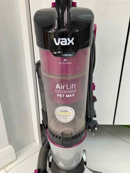 Photo of free Vax Air Lift vacuum cleaner (Royal Wootton Bassett SN4) #2