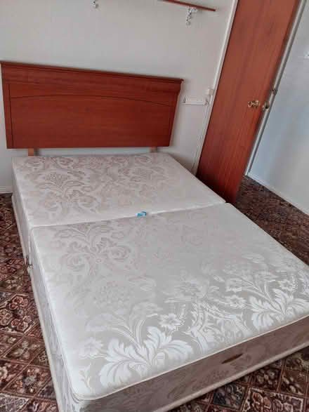 Photo of free Bed base + headboard (Radcliffe M26) #1