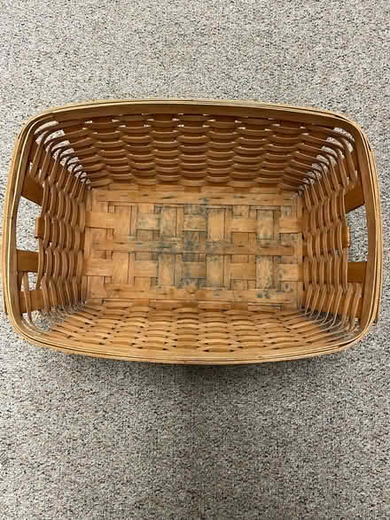 Photo of free Longaberger laundry basket (Portage - central city) #2