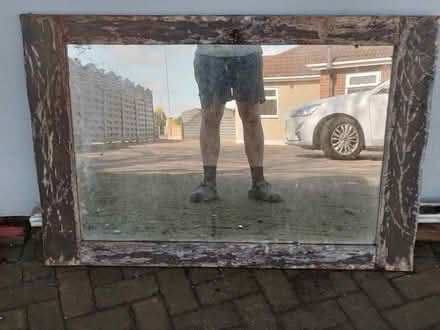 Photo of free Wooden Framed Mirror (Thornaby Village TS17) #1