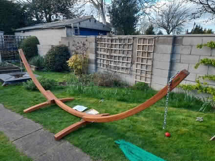 Photo of free Hammock stand wood - missing a part (Draycott DE72 3) #1