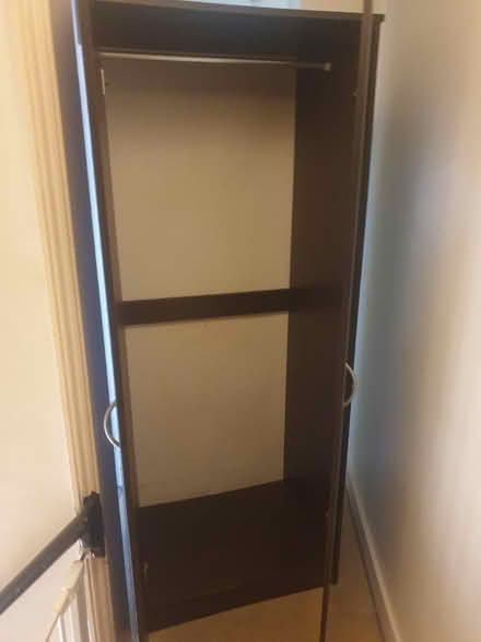 Photo of free Brown single wardrobe (biggleswade) #2