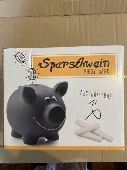 Photo of free Large Customisable Piggy Bank (GL11) #1