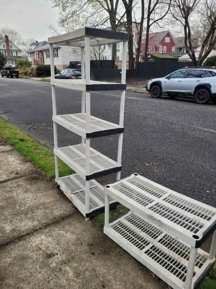 Photo of free CURB ALERT: Plastic shelving units (Morrisville, PA) #1