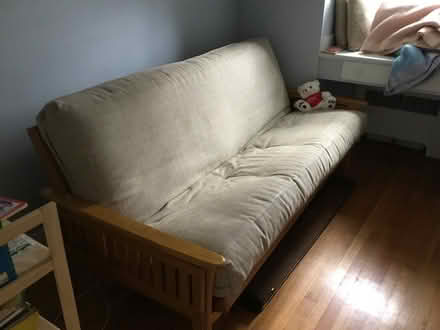 Photo of free Futon, like new barely used (Newtonville) #1