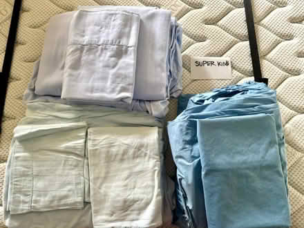 Photo of free Super King 3 Bedding Sheet Sets (Tunbridge Wells S. TN2) #1