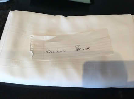 Photo of free Table cloth (Mississauga, Meadowvale) #1