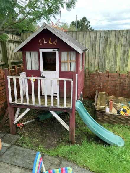 Photo of free Playhouse with slide (Heath, Cardiff. CF14) #1