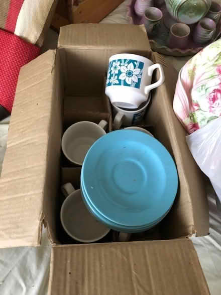 Photo of free Cups and saucers (6) (Coburgh Corner TQ13) #1