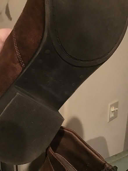 Photo of free 7 1/2 (Faux?) leather booties (Hesperian Blvd) #3