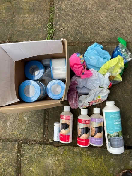 Photo of free chemicals and filters for hot tub (WA16) #1