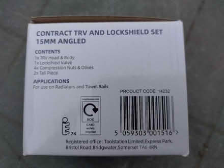 Photo of free Radiator TRV and Lockshield Valve (Lee SE12) #2