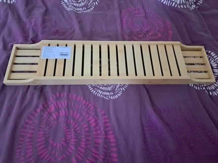 Photo of free Bamboo bath tray - new and unused (Old Coulsdon CR5) #1