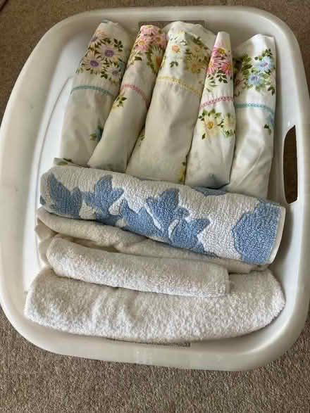 Photo of free Bed Sheets and Towels (Budleigh Salterton EX9) #1