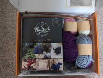 Photo of free Beginners knitting kit (Skipton BD23) #2