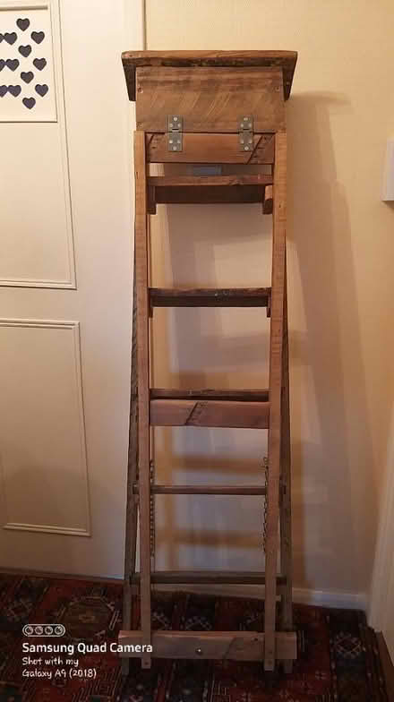 Photo of free Solid wooden step ladders (Paisley PA2) #3