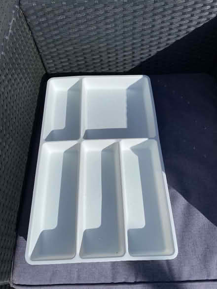 Photo of free White cutlery tray, insert for drawer (Aldrington BN3) #1