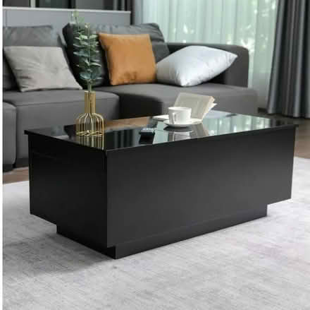 Photo of free Coffee Table (Outlets,storage,LED) (Babylon Village) #1