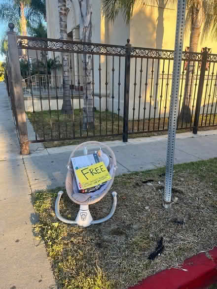 Photo of free Portable baby swing and bottle rack (South gate) #1