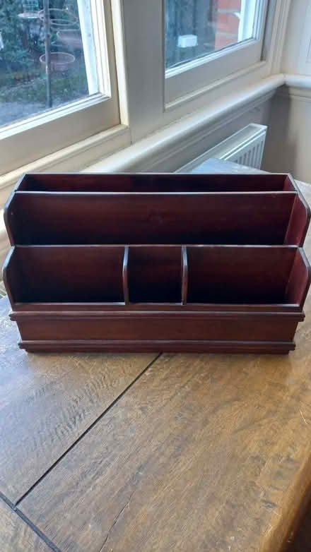 Photo of free Wooden letter rack holder (Bernards Heath AL1) #1