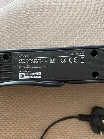 Photo of free Sony Sound bar (Leckhampton GL53) #2