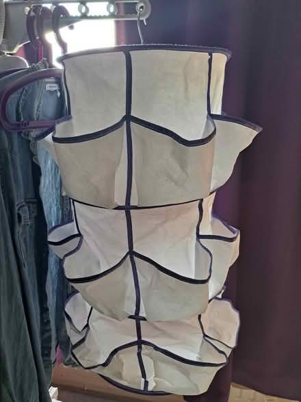 Photo of free Used hanging storage unit for wardrobe (Old Coulsdon CR5) #2