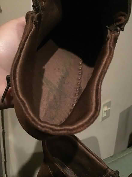 Photo of free 7 1/2 (Faux?) leather booties (Hesperian Blvd) #2
