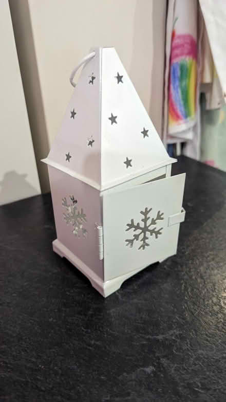 Photo of free Cute snowflake tea-light lantern (Cherry Hinton Ward CB1) #1