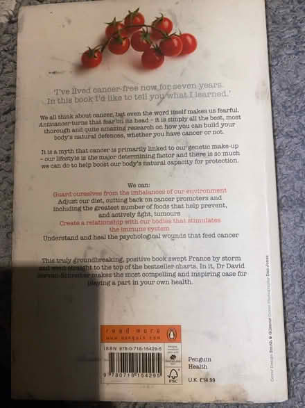 Photo of free Anti cancer book (ME8) #2