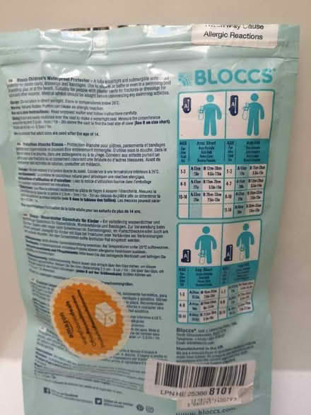 Photo of free Waterproof cast protector for child, age 8 - 10 (Craiglockhart EH14) #2