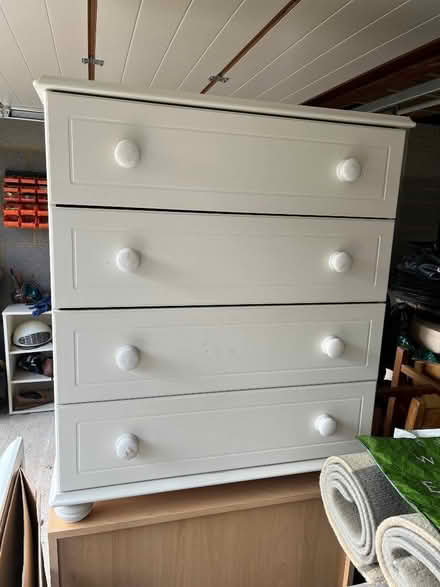 Photo of free White Chest of Drawers (Potten End HP4) #1