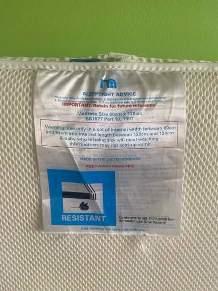 Photo of free Cot mattress (Rochester) #2