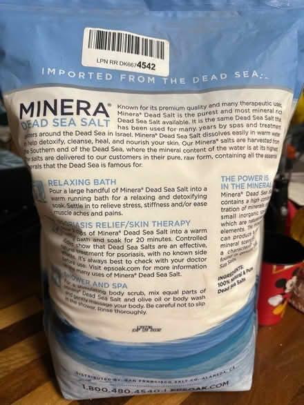 Photo of free Miners Dead Sea Salt (Hamden CT) #2