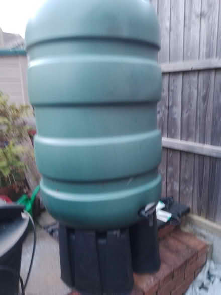 Photo of free Green water butt with feet (Leominster HR6) #1