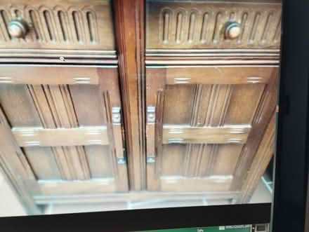 Photo of free 2 draw/cupboard cabinet (South Chailey BN8) #1