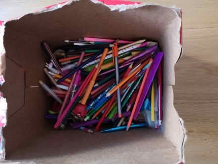 Photo of free Box of pens, pencils and other stationery (Fareham PO15) #2