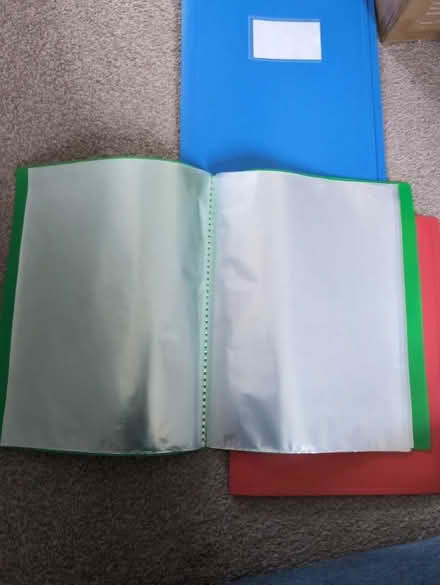 Photo of free Three A4 plastic wallet folders (Skipton BD23) #2