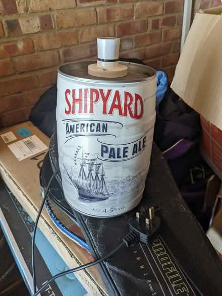 Photo of free Shipyard barrel lamp (Caversham RG4) #1