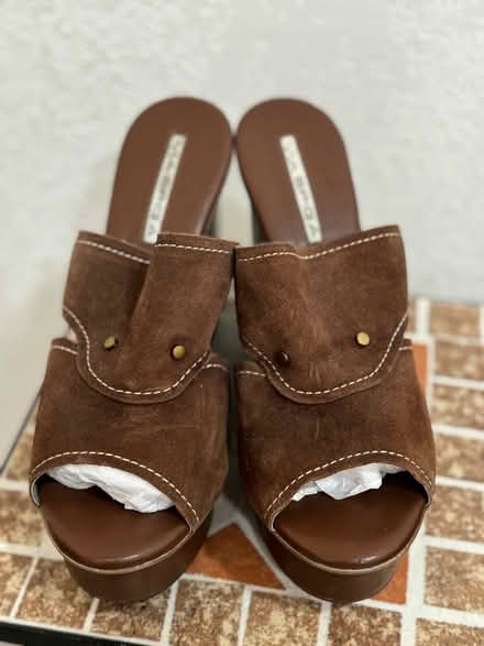 Photo of free Sandal 8.5 suede chocolate (Downey) #1