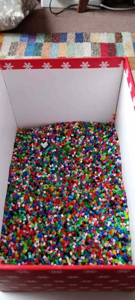 Photo of free Miniature Hama Beads plus 2 Boards and paper (Shiregreen S5) #1
