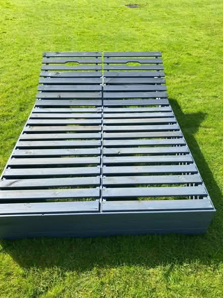 Photo of free Double wooden garden lounger (Gloucester) #1