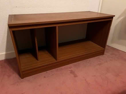 Photo of free Brown wood effect storage unit (tv/music etc) (Stivichall CV3) #1