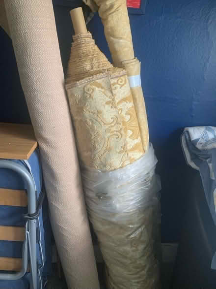 Photo of free Upholstery fabric (Forest Green) #1