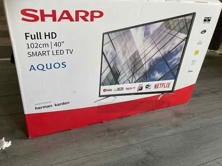 Photo of free Sharp 40 inch tv boxed with remote (GU22) #1