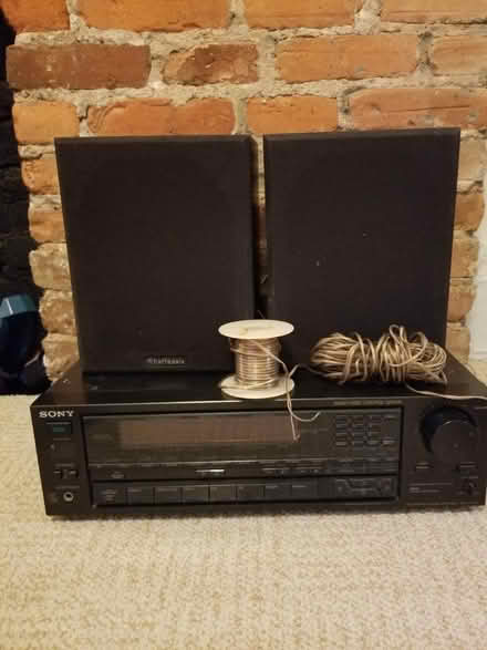 Photo of free Receiver, speakers, speaker wire (Park Slope) #1