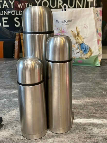 Photo of free 3 stainless steel flasks (Mapperley NG3) #1