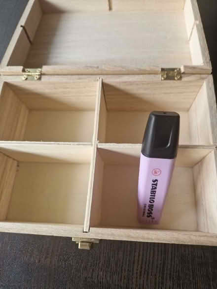 Photo of free Balsa wood storage box (hobby craft) (Linslade LU7) #3