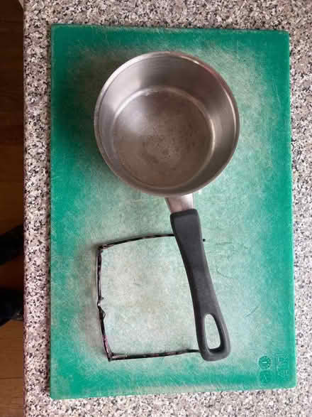 Photo of free Chopping board and milk pan. (Eastbourne BN21) #1