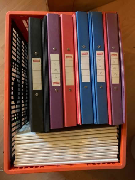 Photo of free A4 ring binders & document wallets (Bexley) #1