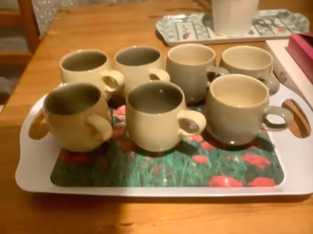Photo of free 7 Denby mugs (Orton Waterville) #1